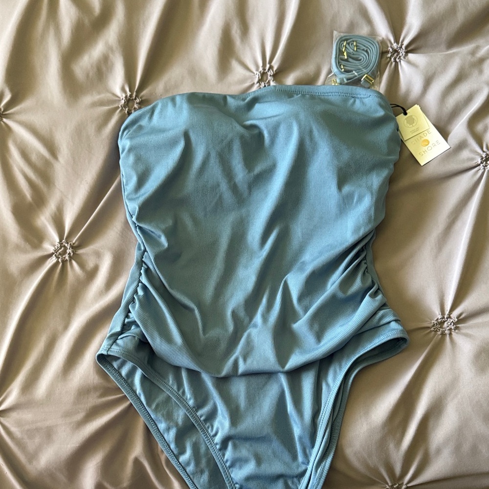 Shade & Shore Blue One Piece Swimsuit